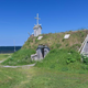 Reconstructed Viking-Age building next to the site of L’Anse aux Meadows.